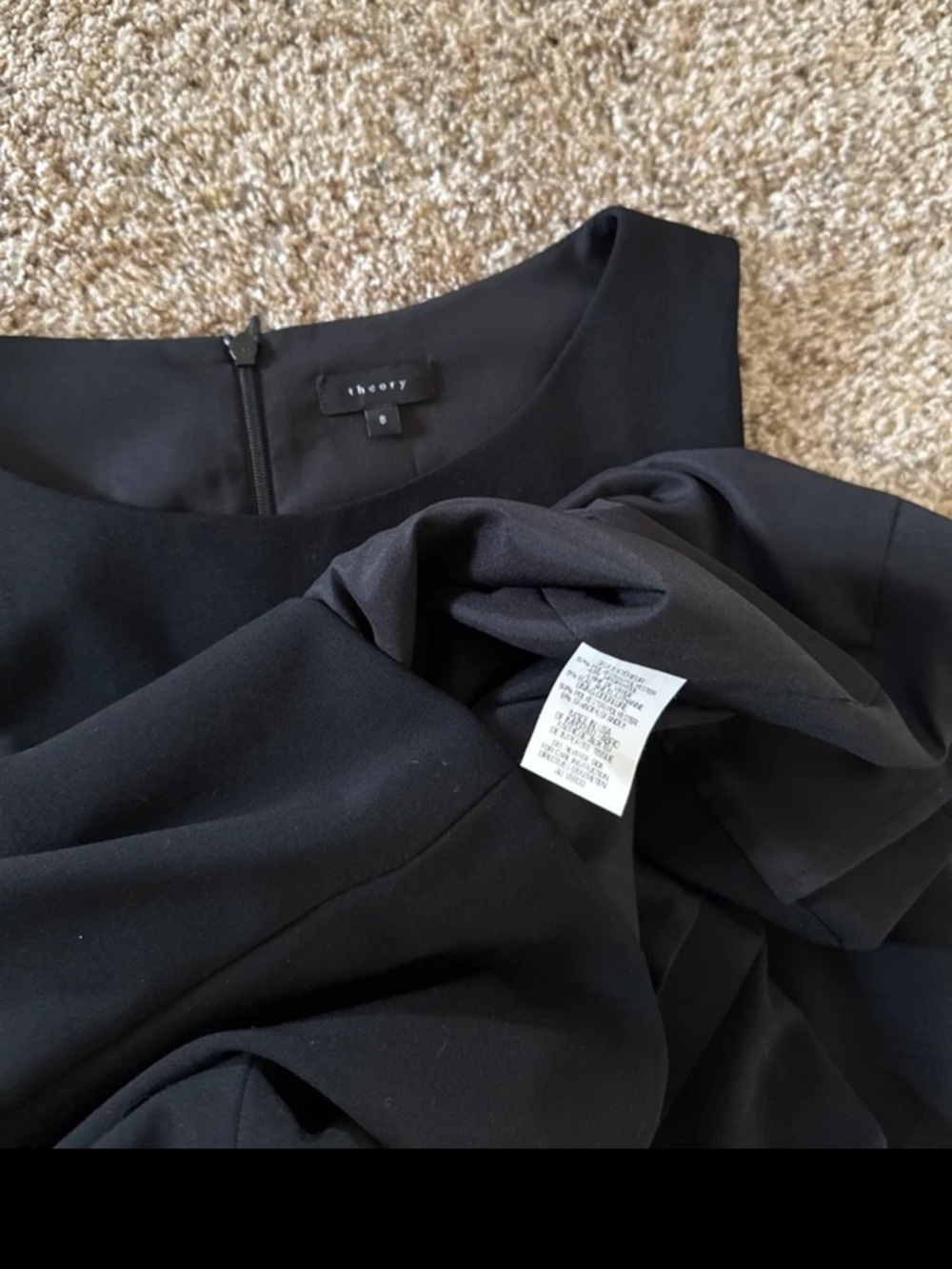 Theory Betty 2B Edition Black Sheath Dress 
size 8 - Picture 11 of 12